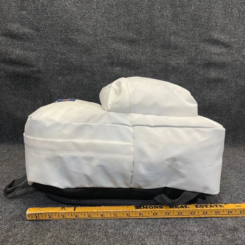 JanSport JS0A3P69 Hyperbreak White Backpack School Travel Bookbag Laptop Bag